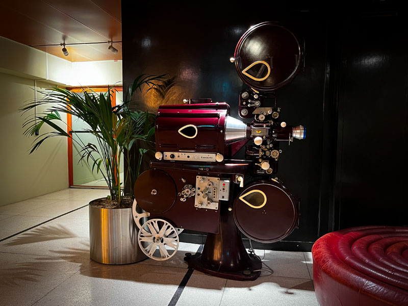Projektor på Filmhuset